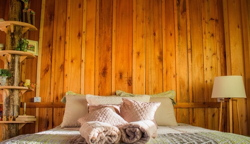 Comfort Cabin, 1 King Bed with Sofa bed, Non Smoking, Mountain View