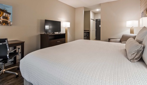Standard Room, 1 King Bed, Accessible, Refrigerator & Microwave
