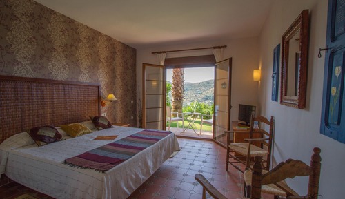 Double or Twin Room, Terrace, Garden View