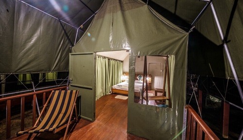 Luxury Tent, 1 Bedroom, Balcony, River View