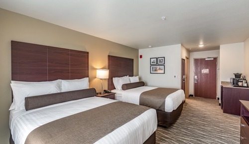 Room, 2 Queen Beds, Audible/Visual Alert, Non Smoking