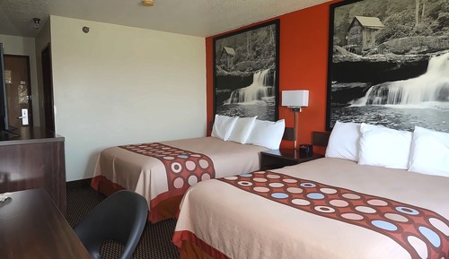 Double Room, 2 Queen Beds, Non Smoking, Pets Allowed