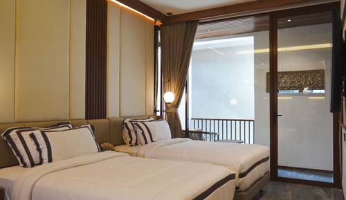 Comfort Studio, 2 Twin Beds, Kitchen