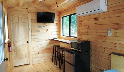 Log Cabin at Anvil Campground