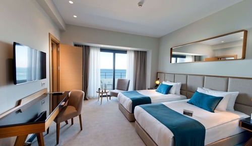 Deluxe Room, 2 Twin Beds, Non Smoking, Sea View