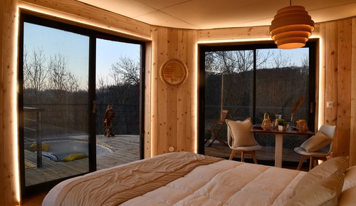 Cabin, 1 Queen Bed, Valley View