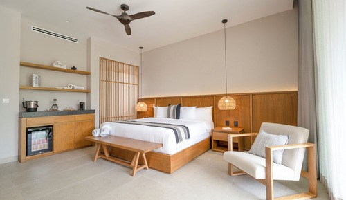 Master Suite with Private Heated Pool.
