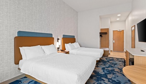 Room, 2 Queen Beds, Accessible, Patio (Hearing, Roll-In Shower)