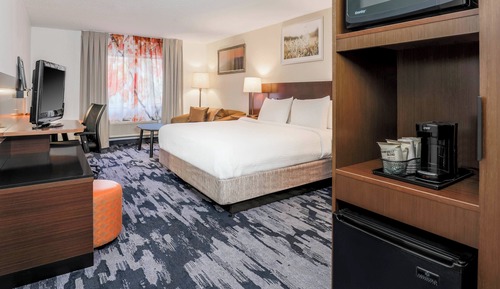Executive Suite, 1 King Bed with Sofa bed (Hearing Accessible)