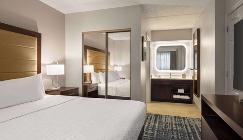 Suite, 1 King Bed with Sofa bed, City View (1 Bedroom)