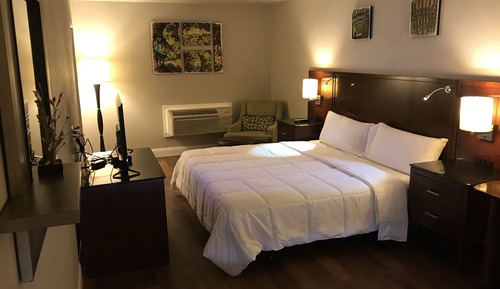 Luxury Suite, 1 King Bed, Refrigerator & Microwave