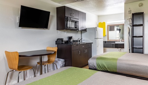 Deluxe Room, 2 Double Beds, Non Smoking, Kitchenette