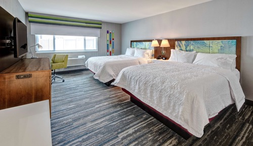 Room, 2 Queen Beds, Refrigerator & Microwave