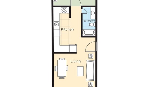 Condo, 1 Bedroom, Kitchen
