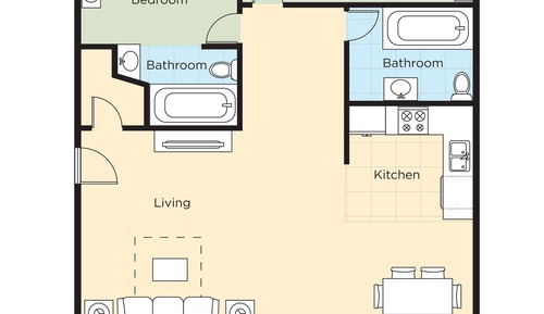 Condo, 2 Bedrooms, Kitchen
