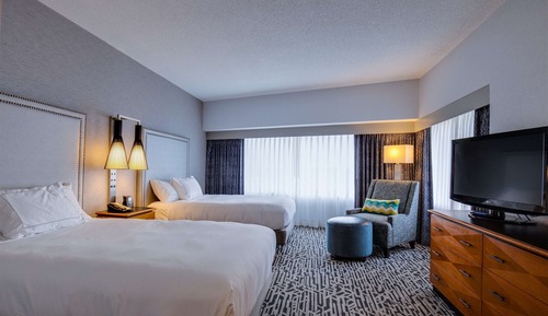 Suite, 2 Double Beds, Accessible