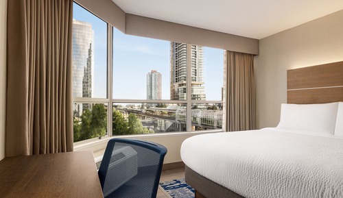 Suite, 1 King Bed with Sofa bed, City View