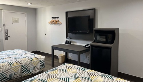 Deluxe Room, 2 Double Beds, Smoking, Refrigerator & Microwave