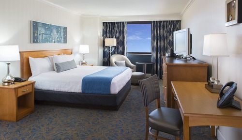 Deluxe Room, 1 King Bed, Roll-in Shower, Smoking