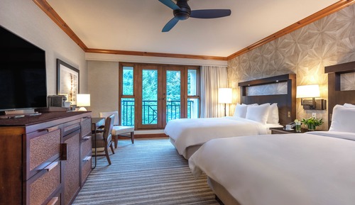 Room, 2 Double Beds (Village Slope)