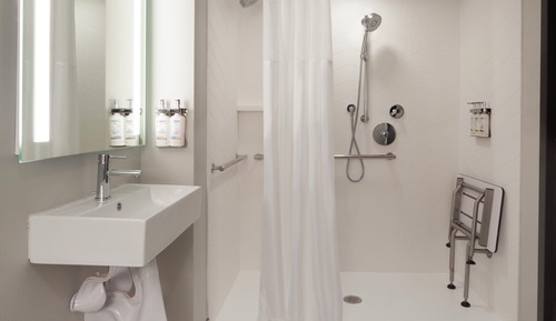 Standard Room, 1 Queen Bed, Roll-in Shower (Communications, Roll Shwr)