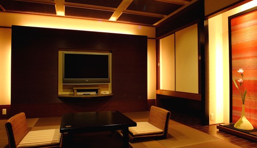 Modern Japanese Style Room with Open-air Bath, Lake View –Kohaku-