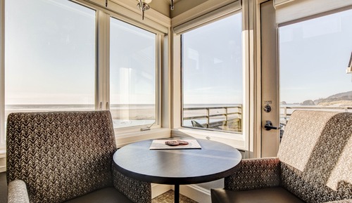 Flagship - Oceanfront Queen and Twin - Fireplace , Kitchen, Deck
