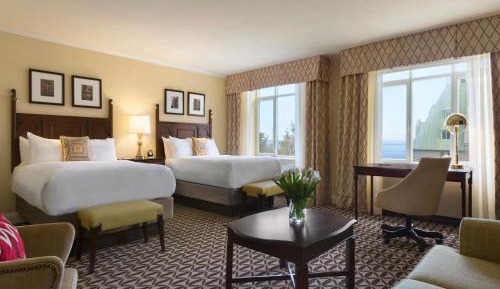 Deluxe Double Room with Two Double Beds and View