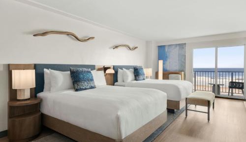 Queen Room with Two Queen Beds and Balcony - Oceanfront