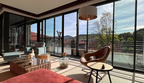Deluxe One-Bedroom Apartment with City View