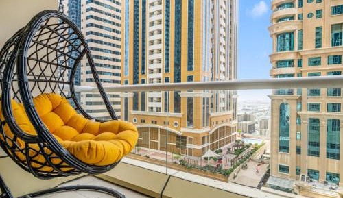 One-Bedroom Apartment with Balcony and City View