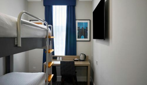 Efficient Room with Two Twin Bunk Beds