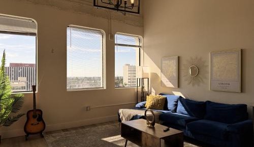 Deluxe One-Bedroom Apartment with City View