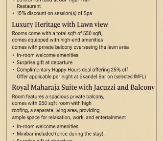 Royal Wing with Courtyard View (Complimentary Hi Tea) 