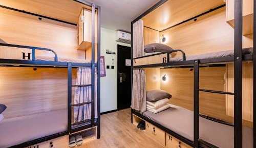 Bed in 6-Bed Female Dormitory Room