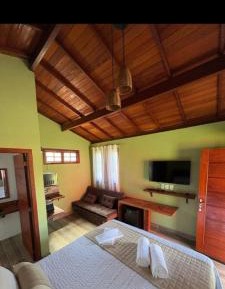 Family Room with Mountain View