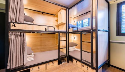 Bed in 4-Bed Male Dormitory Room