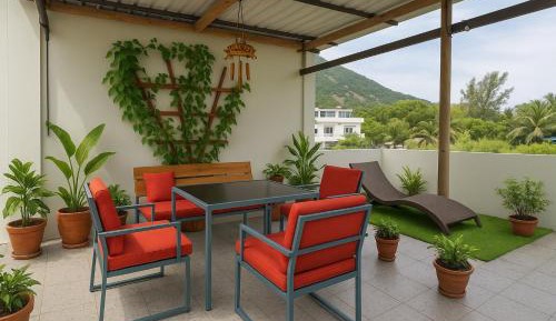 Two-Bedroom Apartment with Mountain View