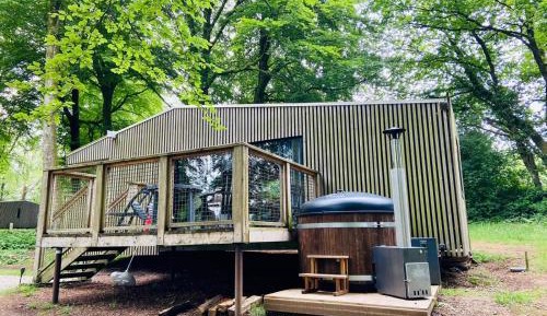 Lodge terrace & private spa