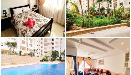 One-Bedroom Apartment with Balcony and City View