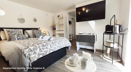 Studio Apartment with One Double Bed