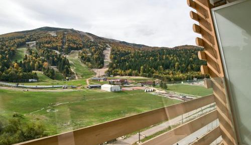 Deluxe Double or Twin Room with Mountain View, Balcony and Air-Conditioning