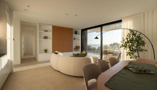 Three-Bedroom Apartment with Water View