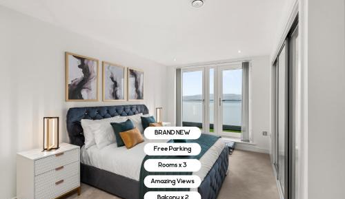 Three-Bedroom Premium Apartment with Balcony