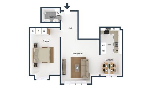 One-Bedroom Apartment