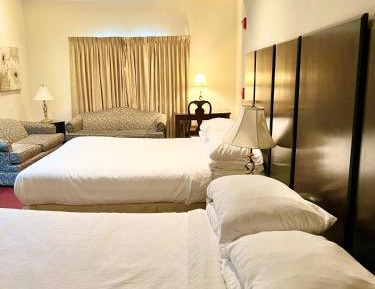 Double Room with Two Double Beds with Sofa