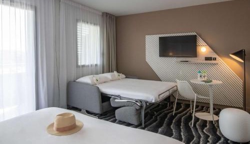 Family Room with Sofa Bed and Balcony