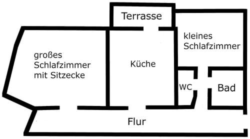 Deluxe Two-Bedroom Apartment with Garden View
