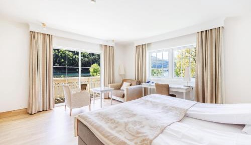 Premium Double Room with balcony and river view 