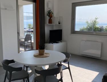One-Bedroom Apartment with Terrace and Lake View